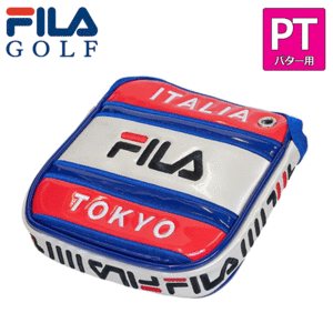 FILA GOLF 大型マレット パター用 ヘッドカバー FL-MPTC-TA【フィラ】【マレット】【パターカバー】【ブルー】【HeadCover】