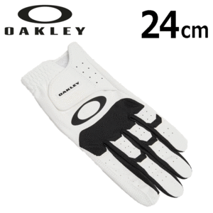 OAKLEY FOS901697 OAKLEY GOLF GLOVE 18.0【オークリー】【ゴルフグローブ】【左手用】【100/White】【24cｍ】【Glove】