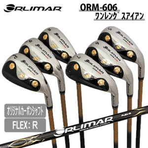 ORLIMAR ワンレングス アイアンセット ORM-606【オリマー】【ゴルフ】【アイアン】【6本セット】【カーボンシャフト】【フレックス：R】