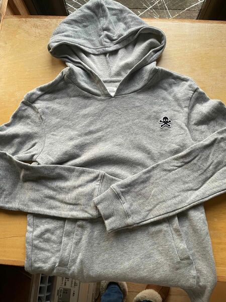 パーカー グレー HOODIE プルオーバーキッズ