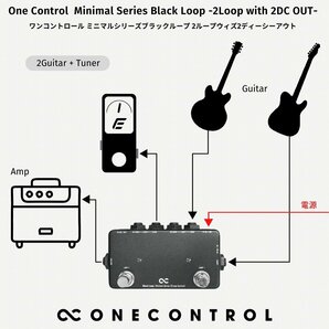 最落無し! One Control Minimal Series Black Loop / a44746 2つのDC Outを搭載した2ループスイッチャー！ 1円の画像4