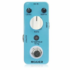 最落無し! Mooer　Ensemble King　/ a44630　ミニサイズのメタル筐体を使用したフルアナログコーラスペダル　1円