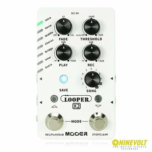 最落無し! Mooer　LOOPER X2　/ a44643　多彩な機能を備えたステレオサンプリングルーパーペダル！　1円