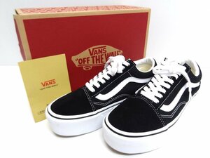 美品♪ VANS (ヴァンズ バンズ) オールドスクール チャンキー ブラック 厚底 25.0cm VN0A7Q5M6BT スニーカー VANS OFF THE WALL [2]☆P