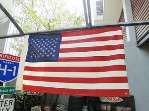 星条旗　（キャンバス生地）　アメリカ雑貨　アメリカン雑貨　旗