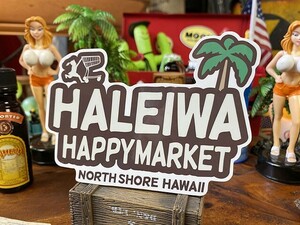 Haleiwa Happy Market Sticker L Размер (109/пальма) ■ Американские разные товары