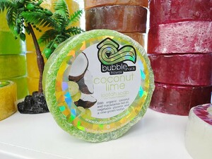 ハワイのセレブ達も愛用するオーガニックソープ　バブルシャック　ルーファソープ　（ココナッツライムバーベナ）　アメリカン雑貨