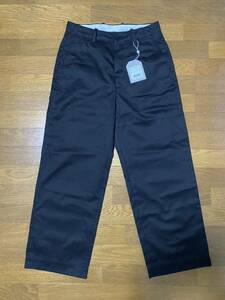 UNIVERSAL PRODUCTS. NO TUCK CHINO TROUSERS [BLACK] サイズ1 ユニバーサルプロダクツ ノータックチノ ブラック チノパン 1LDK dickies