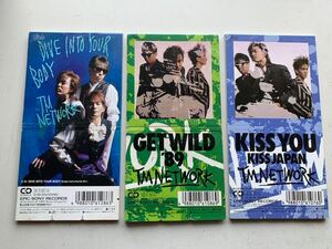 ［8cmシングル］TM NETWORK ［KISS YOU］［GET WILD’89］［DIVE INTO YOUR BODY ］【3枚】