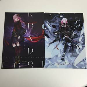 ◆EGOIST A4クリアファイル 2枚セット KABANERI OF THE IRON FORTRESS + リローデッド アニメイト購入特典 カバネリ　【24/0404/0