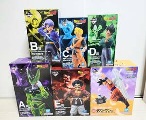 一番くじ ドラゴンボール 未来への決闘 A賞 パーフェクトセル B賞 トランクス C賞 孫悟飯　未来　D賞 ベジータ　E賞 サタン　ラストワン賞