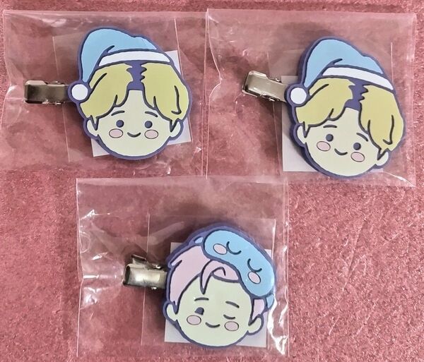 タイニータン TinyTAN BTS 前髪ラバークリップ RM JIMIN 前髪クリップ 髪留め クリップ