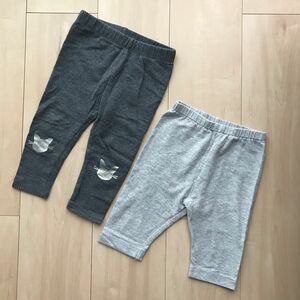 ユニクロ baby gap レギンス 2枚セット 80cm