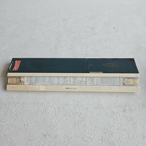  Showa Retro SUN HEMMIhemi счет сяку Bamboo SLIDE RULE в кейсе 