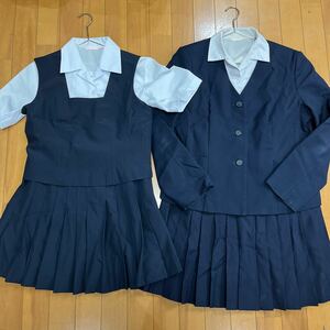 3 7 コスプレ衣装 夏 冬 制服 上下セット ブレザー ブラウス スカート ベスト 昭和