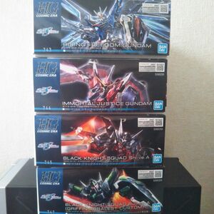 HG ライジングフリーダム イモータルジャスティス ブラックナイトスコードシヴァ ブラックナイトスコードルドラ ガンプラ