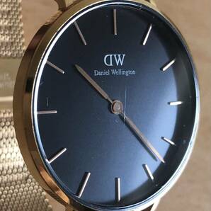 275-0005 Daniel Wellington ダニエルウェリントン レディース腕時計 金属ベルト クオーツ Classic E32R2 電池切れ 動作未確認の画像9