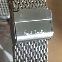 291-0363 Paul Smith ポールスミス メンズ腕時計　金属ベルト　クオーツ　クロノグラフ J505-T021301 稼働品_画像8