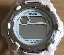 281-0296 CASIO カシオ Baby-G レディース腕時計　ラバーベルト　クオーツ　デジタル　ピンク　BG-3000A 電池切れ　動作未確認_画像1