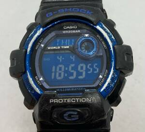 268-0004 Casio G-Shock Watch Резиновый ремень черный