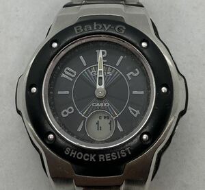 274-0498 CASIO カシオ Baby-G 腕時計 ブラック×シルバー 稼働品