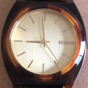 276-0066 NIXON ニクソン THE TIME TELLER ACETATE タイムテラー メンズ腕時計 クオーツ 電池切れ 動作未確認の画像1