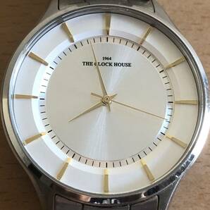 272-0675 THE CLOCK HOUSE メンズ腕時計 金属ベルト クオーツ MBF5001 稼働品の画像1