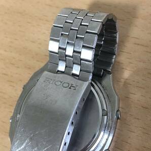 271-0688 RICOH リコー メンズ レディース 腕時計 金属ベルト デジタル 826002 電池切れ 動作未確認の画像7