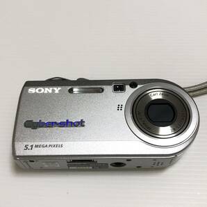 m221-0772-12 SONY ソニー Cyber-shot サイバーショット DSC- P100 デジタルカメラ シルバー の画像2