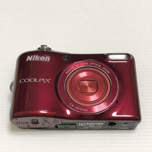 m223-0108-11 Nikon ニコン COOLPIX L32 デジタルカメラ レッド