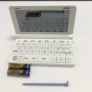 m227-0653-11 CASIO カシオ EX-word エクスワード XD-SV4750 電子辞書 ホワイト