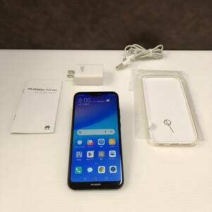 m213-0064-19 HUAWEI P20 Lite ブラック 32GB ANE-LX2J SIMフリー Android アンドロイド スマホ 