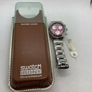 274-0020 SWATCH 腕時計 金属ベルト シルバー 電池切れ 動作未確認