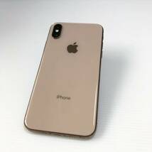 m213-0665-19 Apple iPhone XS ゴールド MTAY2J/A 64GB docomo 利用制限○ 本体のみ ジャンク_画像2