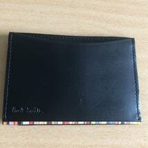 289-0187 Paul Smith ポールスミス カードケース 名刺入れ 定期入れ　黒　ブラック　6640 833-215 30PA P051 F_画像2