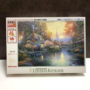 Art hand Auction m249-0157-15 Thomas Kinkade cabaña con aroma a flores, 2000 piezas pequeñas, rompecabezas, arte, pintura en lienzo, juguete, juego, rompecabezas, Rompecabezas