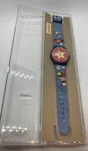 268-0698 SWATCH スウォッチ 腕時計 ブルー 電池切れ 動作未確認