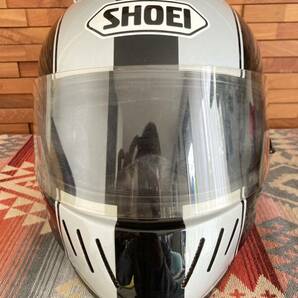 SHOEI WYVERN ショウエイ ワイバーン Mサイズ 黒 銀 ストライプの画像2