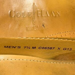 Cole Haan コール ハーン タッセルローファー レザーシューズ 革靴 71/2M 25.5cm ブラック ＊65の画像9