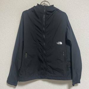 ノースフェイス THE NORTH FACE コンパクトジャケット ナイロンジャケット マウンテンパーカー ブラック レディース サイズXL ＊CH