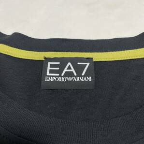 エンポリオアルマーニ EMPORIO ARMANI EA7 クルーネックTシャツ カットソー 半袖 ブラック メンズ サイズXL ＊CWの画像5