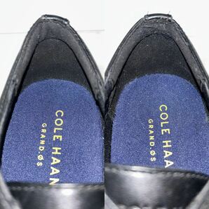 【美品】COLE HAAN GRAND TOUR WING OX C29413 コールハーン ウィングチップ レザーシューズ 7M 25cm ブラック ＊DEの画像3