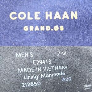 【美品】COLE HAAN GRAND TOUR WING OX C29413 コールハーン ウィングチップ レザーシューズ 7M 25cm ブラック ＊DEの画像10