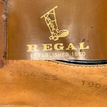 REGAL リーガル　2504 プレーントゥ　革靴　レザーシューズ ビジネスシューズ　25cm ブラウン ＊CK_画像10
