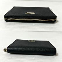 【ゆうパケットポスト可】kate spade ケイト・スペード コインケース　小銭入れ カード入れ　ラウンドファスナー ブラック　＊47_画像4