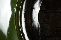 【蔵A3254b】漆匠：川端近左　朱塗緑漆　菓子盆　共箱　幅24.5㎝_画像6