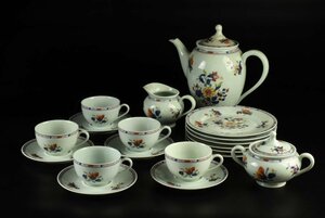 【蔵c9263a】リモージュ　Raynaud　Limoges　ティーセット　カップ＆ソーサー　デザート皿