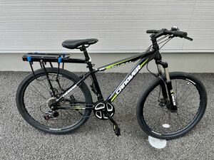 [Iwate] Врученные более 2023 г. MTB 26 -INCH Kanover горного велосипеда Черный диск -тормоз передняя подвеска