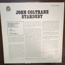 US John Coltrane Stardust ジョン コルトレーン van gelder RVG record レコード LP アナログ vinyl JAZZ freddy hubbard paul chambers _画像2