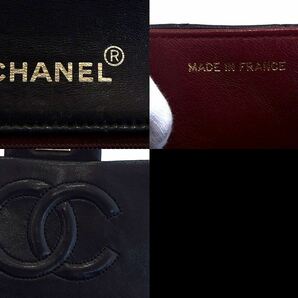 新品同様！シャネル CHANEL ミニマトラッセ チェーンショルダーバッグ ラムスキン ターンロック デッドストック ok4808211607の画像7